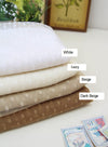 Mesh Fabric with 4 mm Dots - White, White Ivory, Beige or Dark Beige - 62" Wide - Fabric By the Yard