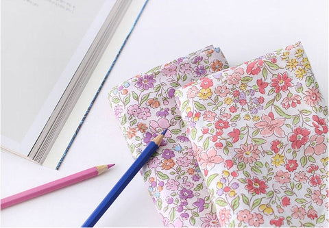 Semi-sheer Floral Cotton Fabric - Lightweight and Thin - 62" Wide - Pink or Purple - By the Yard /12089