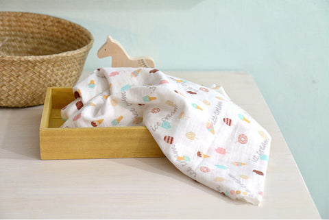 Ice cream Cotton Double Gauze Fabric - By the Yard 104462