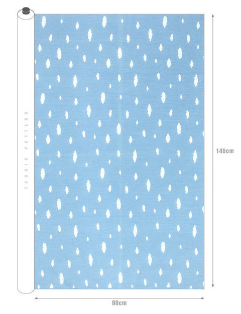 Cloud Cotton Fabric, Sky Blue Fabric, 57 Inches Wide, By the Yard 83502 GJ