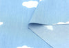 Cloud Cotton Fabric, Sky Blue Fabric, 57 Inches Wide, By the Yard 83502 GJ