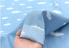 Cloud Cotton Fabric, Sky Blue Fabric, 57 Inches Wide, By the Yard 83502 GJ