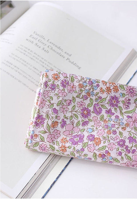 Semi-sheer Floral Cotton Fabric - Lightweight and Thin - 62" Wide - Pink or Purple - By the Yard /12089