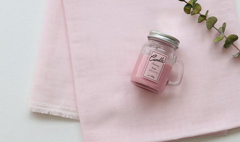 Organic Cotton Double Gauze - Pink - GOTS Certified - By the Yard 9693-1