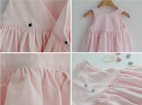 Organic Cotton Double Gauze - Pink - GOTS Certified - By the Yard 9693-1
