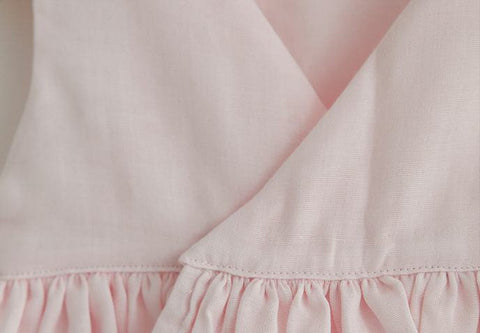 Organic Cotton Double Gauze - Pink - GOTS Certified - By the Yard 9693-1