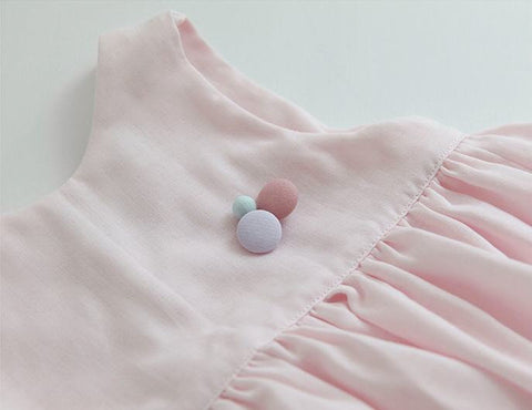 Organic Cotton Double Gauze - Pink - GOTS Certified - By the Yard 9693-1