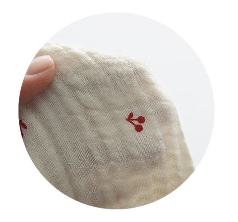 Gauze Fabric, Wrinkled Cotton Gauze, Crinkle Gauze, Triple Layers, Cherry - Red or Navy - 51 Inches Wide - By the Yard 39923-1