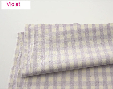Eco-friendly Laminated Waterproof Fabric, Checker, 59 Inches Wide, 7 Colors, Non-glossy TPU Coating - By the Yard 41194-1
