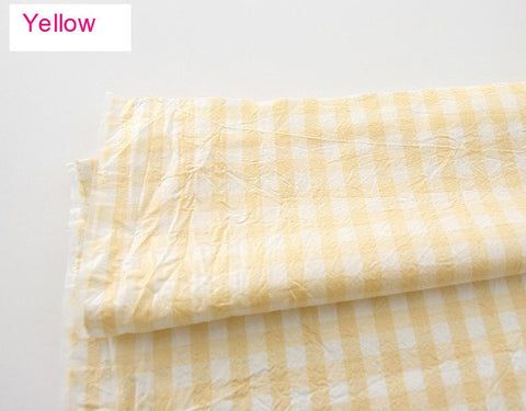 Eco-friendly Laminated Waterproof Fabric, Checker, 59 Inches Wide, 7 Colors, Non-glossy TPU Coating - By the Yard 41194-1