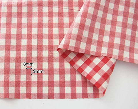Eco-friendly Laminated Waterproof Fabric, Checker, 59 Inches Wide, 7 Colors, Non-glossy TPU Coating - By the Yard 41194-1
