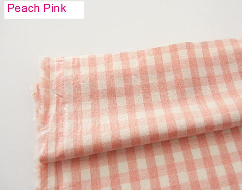 Eco-friendly Laminated Waterproof Fabric, Checker, 59 Inches Wide, 7 Colors, Non-glossy TPU Coating - By the Yard 41194-1