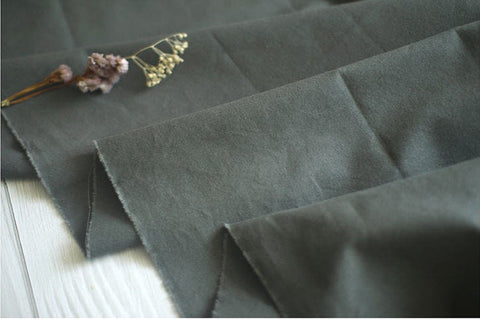 Washing Cotton Fabric, 57" Wide - White, Light Gray, Dark Gray, Charcoal or Black - By the Yard 39520-1