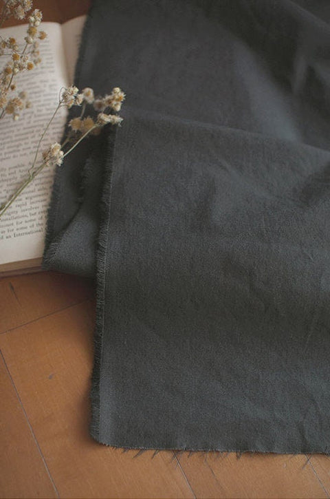 Washing Cotton Fabric, 57" Wide - White, Light Gray, Dark Gray, Charcoal or Black - By the Yard 39520-1