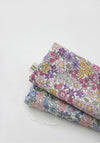 Cotton Fabric Flowers, Floral Fabric, Purple Flowers, Blue Flowers, Pink Flowers - By the Yard 95811-1