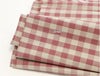 Gingham Check Cotton Fabric, 1 cm Check, Yarn Dyed, Vintage Check Fabric, Korean Fabric - Pink, Red or Green - Fabric By the Yard 38341-1