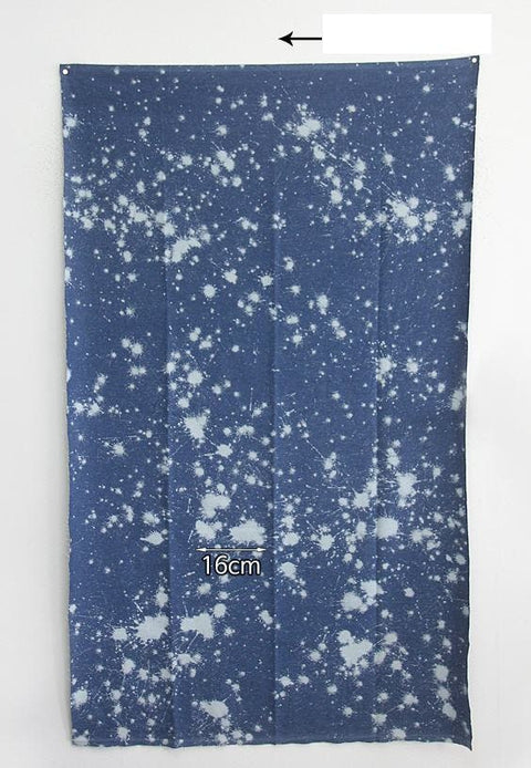 Cotton Denim Fabric, Vintage Look, Washing, Quality Korean Fabric, Splash Pattern, 62 inches Wide, By the Yard 42648-1