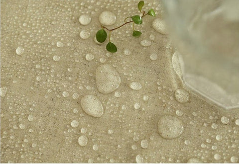 Laminated Linen Blend Fabric, Waterproof Fabric, Korean Fabric - By the Yard 42280-1