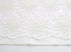Ivory Mesh Fabric, 51 inches Wide, Polyester Mesh Fabric, Sheer Fabric, Scarf Fabric, Quality Korean Fabric - Fabric By the Yard 43407-1