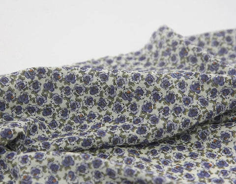 Flowers Cotton Gauze Fabric, Floral Gauze Fabric, Cotton Gauze Fabric, Single Gauze Fabric, Korean Fabric, Rose Gauze - By the Yard /42928