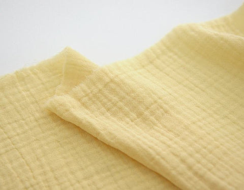 Wrinkled Cotton Double Gauze, Crinkle Gauze, Yoryu Gauze, Solid Cotton Gauze, Korean Fabric - By the Yard /42739 - 180