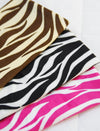 Zebra Super Soft Microfiber per Yard Choose from 3 Colors /02052