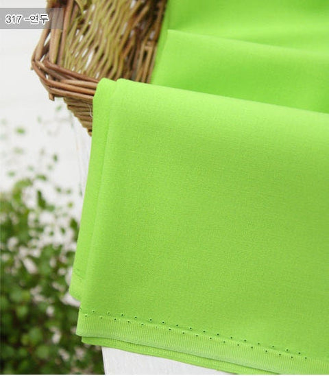 High Quality Solid Cotton Fabric - Green Series in 3 Colors By the Yard /34416