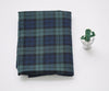 Lightweight and Thin Cotton Fabric, Black Watch Fabric, Lawn Fabric, Quality Korean Fabric, Green Checker Fabric - By the Yard /94133