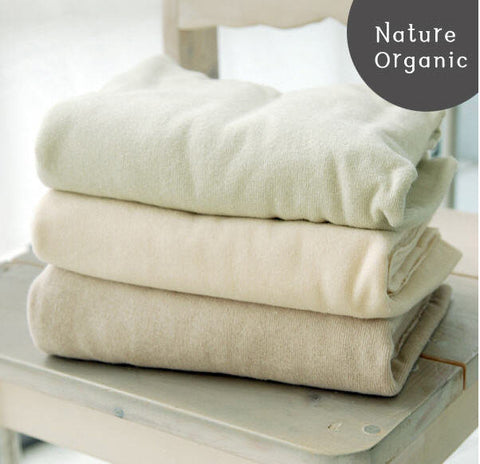 Organic Cotton Terry Cloth Knit Fabric in 3 Colors By the Yard 571
