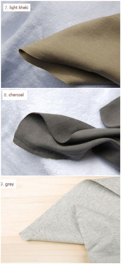 Cotton Interlock Knit in 16 Solid Colors per Yard 25526