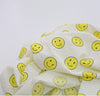 Semi-sheer Cotton Fabric, Smiley Face - Lightweight and Thin - 59" Wide - Quality Korean Fabric - By the Yard /51211