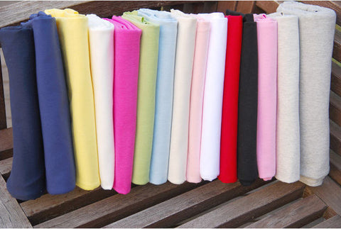 Cotton Jersey Knit - Choose From 15 Solid Colors - By the Yard 3445-2