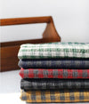 Plaid Cotton Double Gauze, Double-sided, Washing Gauze, Checker Gauze Fabric, Cotton Gauze - In 6 Colors - By the Yard / 50986