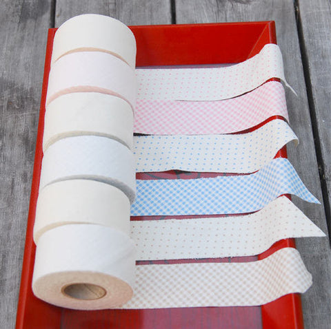 Organic Cotton Jersey Knit Bias Tape in 6 Colors 3.8 cm Wide (1.5 inch) /38754