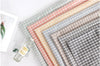 Soft Laminated Quality Korean Wide Pre-Washed Cotton Fabric - Simple 9 mm Checkered in 7 Colors - By the Yard /43276