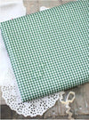 Waterproof Fabric Small Plaid, Quality Korean Fabric - Red, Green, Yellow, Blue, Pink - By the Yard /53841