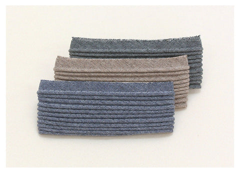 Vintage Cotton Piping Tape - In Navy, Brown, or Black - One pack / 40651