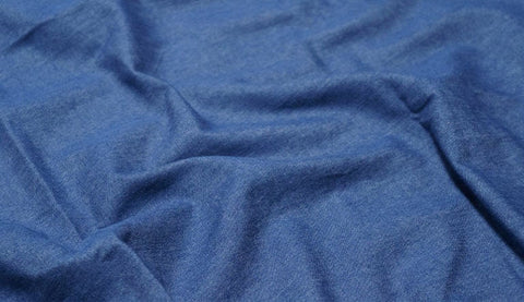 Cotton Denim Fabric, Prewashed Denim Fabric, Blue Denim, Cream, Light Blue, Blue, Deep Blue, Quality Korean Fabric - By the Yard /52034