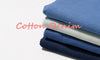 Cotton Denim Fabric, Prewashed Denim Fabric, Blue Denim, Cream, Light Blue, Blue, Deep Blue, Quality Korean Fabric - By the Yard /52034