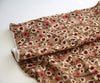 Flowers Fine Wale Cotton Corduroy, Small Wale Cotton Corduroy, Quality Korean Fabric - Mustard, Beige, Teal, Wine - By the Yard /52464