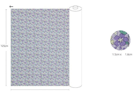 Lovely Floral Cotton Double Gauze Fabric, Pink Flower Gauze, Baby Fabric, Quality Korean Fabric - 59 Inches Wide - By the Yard 3/11173