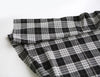 Black and White Checker Fabric, Tartan Plaid Cotton Fabric, Yarn Dyed Fabric, Vintage Look Fabric Quality Korean Fabric - By the Yard /52185