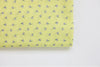 Yellow Flowers Cotton Double Gauze Fabric, Floral Gauze Fabric, Two Layers Cotton Gauze Fabric, Quality Korean Fabric - By the Yard 463131/