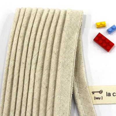 Natural Linen Piping Tape - In Natural- 3 yards - One pack / 81714