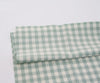 Cotton Fabric, Floral Fabric, Mint Check Fabric, Solid Mint Fabric, Tulip Cotton Fabric, Quality Korean Fabric - Fabric By the Yard /41362