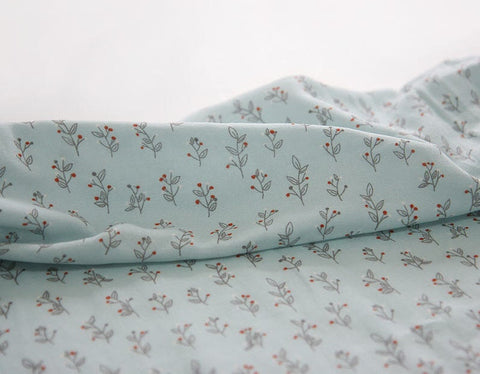 Leaf Cotton Double Gauze Fabric, Prewashed Cotton Double Gazue, Baby Fabric, Quality Korean Fabric - 56 Inches Wide - By the Yard /39639