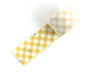 4 cm Joy Flower Checkered Cotton Bias - Choice of 3 Colors - 7 yards - By the Roll / 51104