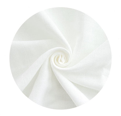 Solid Cotton Double Gauze, Two Layer Gauze, Soft Gauze, Quality Korean Fabric, White Ivory, Pink, Deep Mint, Deep Beige - By the Yard /50141