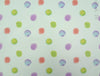 Waterproof Fabric Pastel Dots per Yard WM