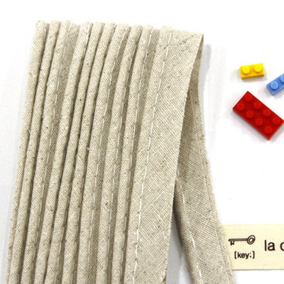 Natural Linen Piping Tape - In Linen - 3 yards - One pack / 81713